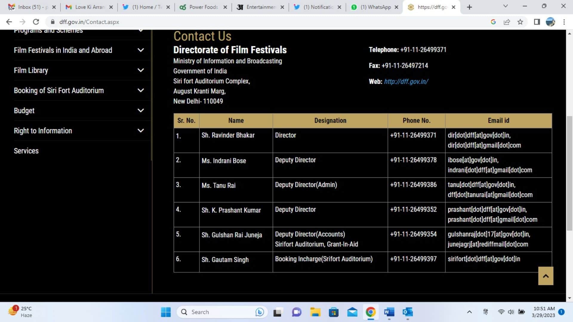 Entries yet to begin for national film awards for 2021 directorate of film festivals has no answers to queries