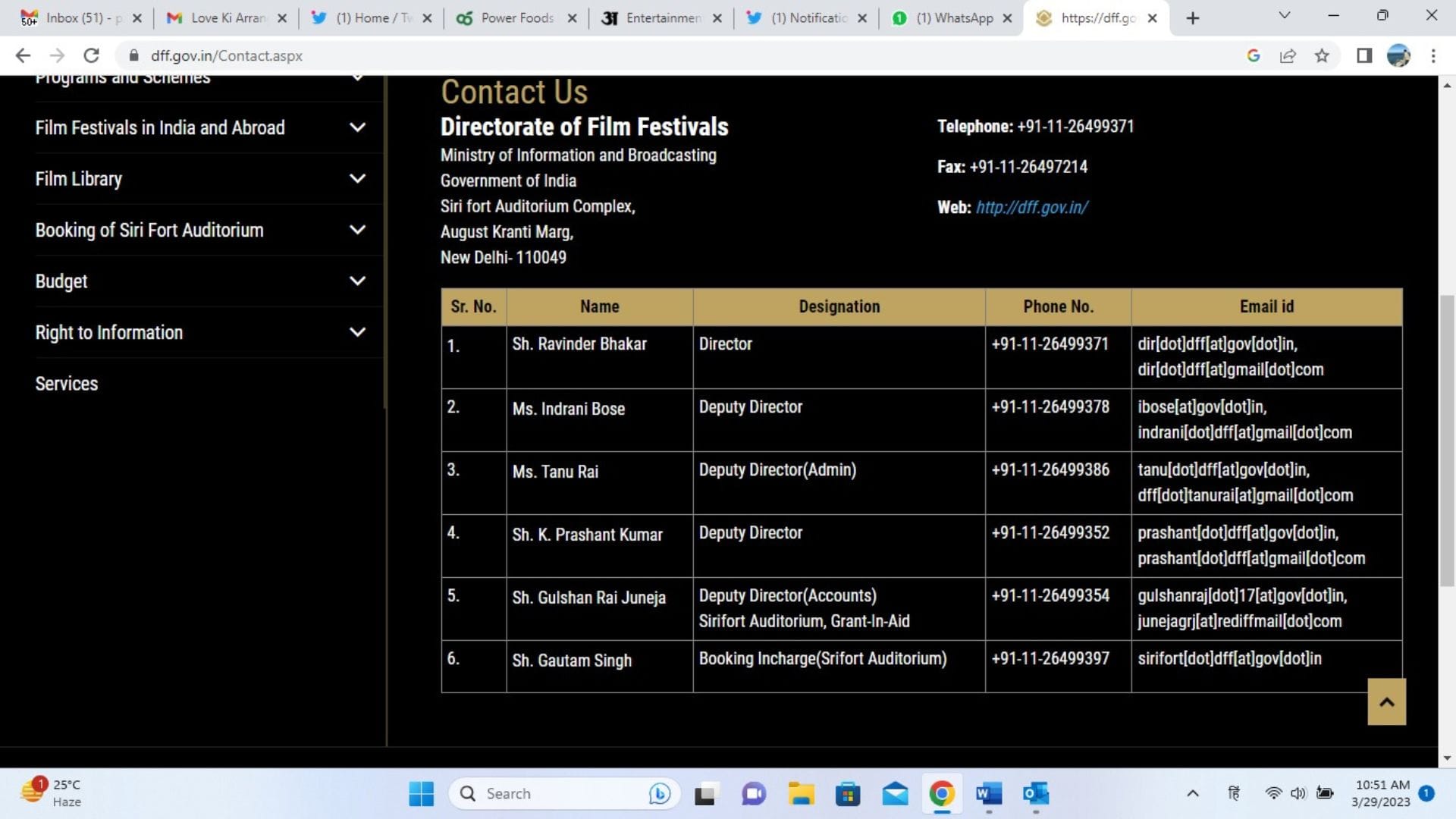 Entries yet to begin for national film awards for 2021 directorate of film festivals has no answers to queries