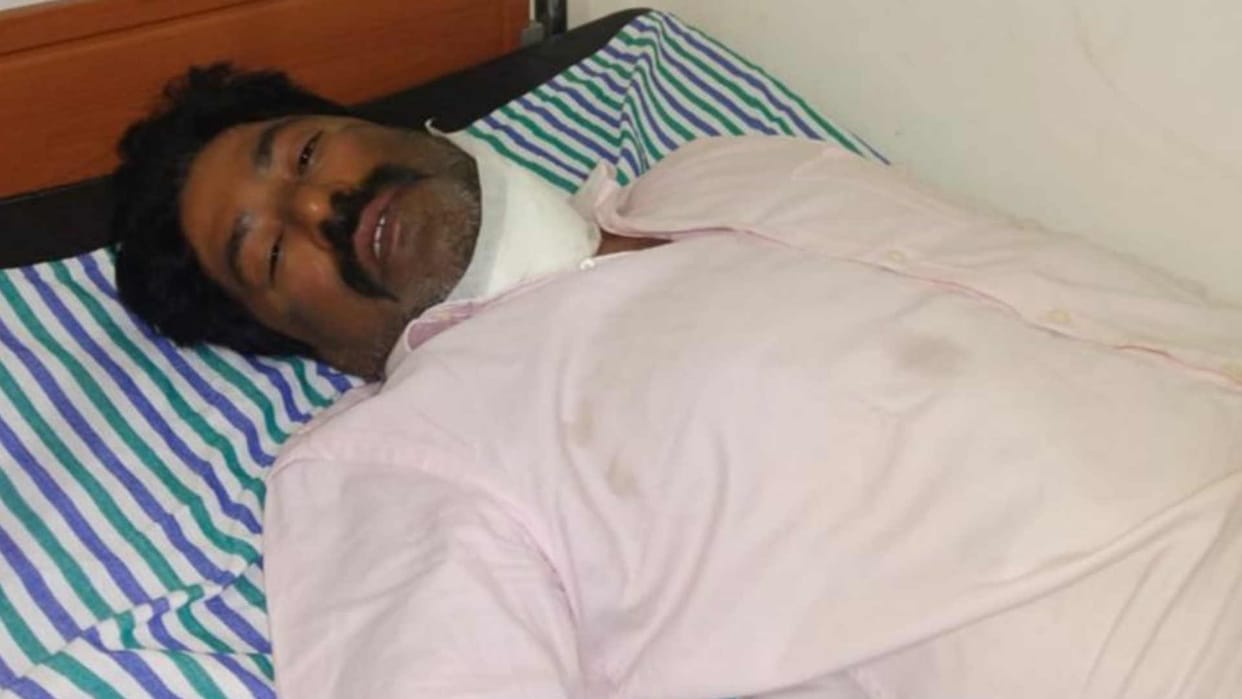 Electrician neck cut by Chinese manjha condition critical in Gorakhpur