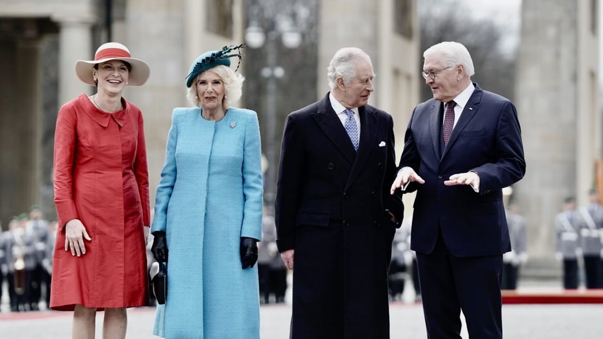 British King Charles III arrives in Germany for first overseas visit