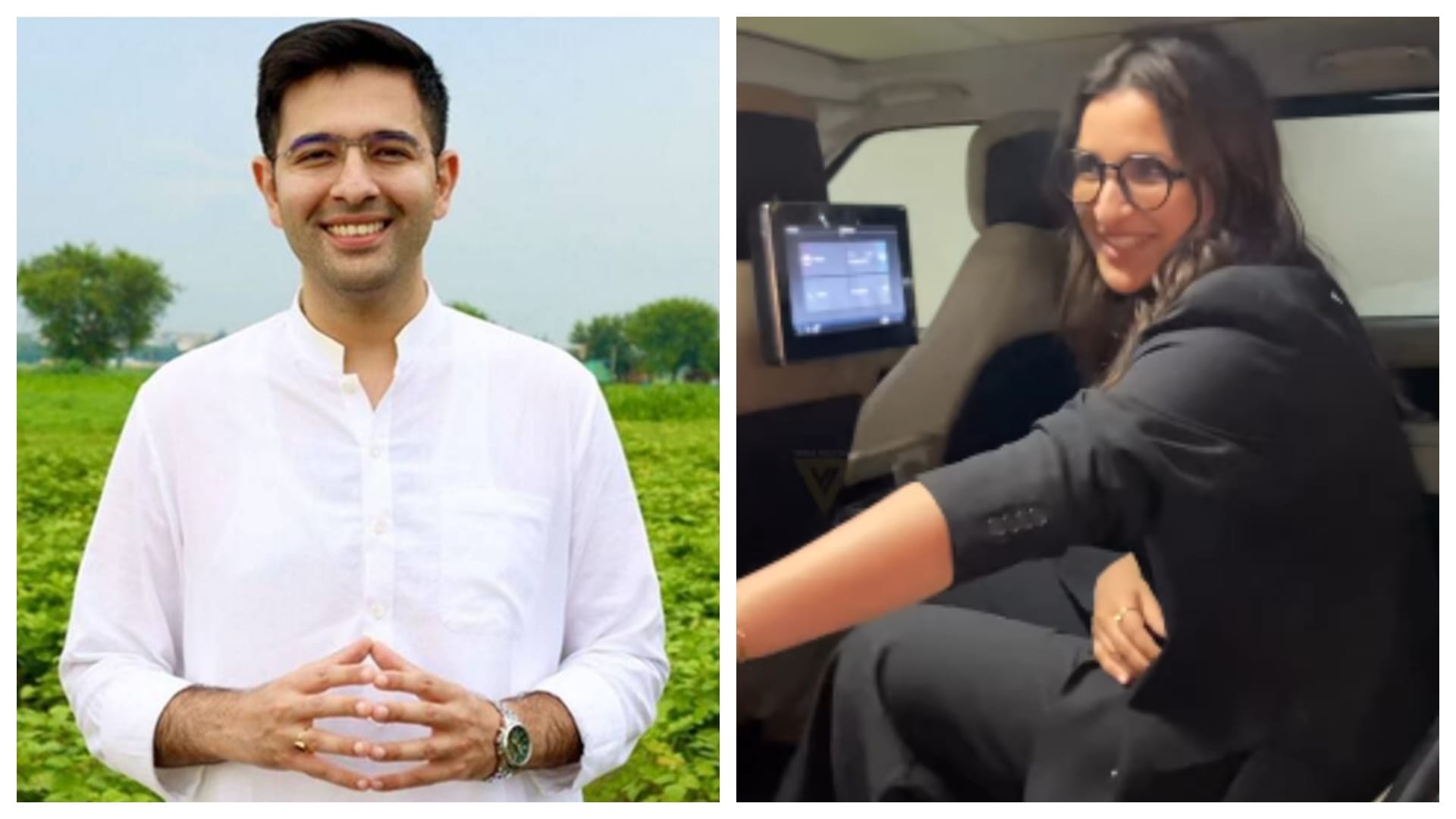 Raghav Chadha reacts on engagement rumours with Parineeti Chopra he promises celebration will be soon