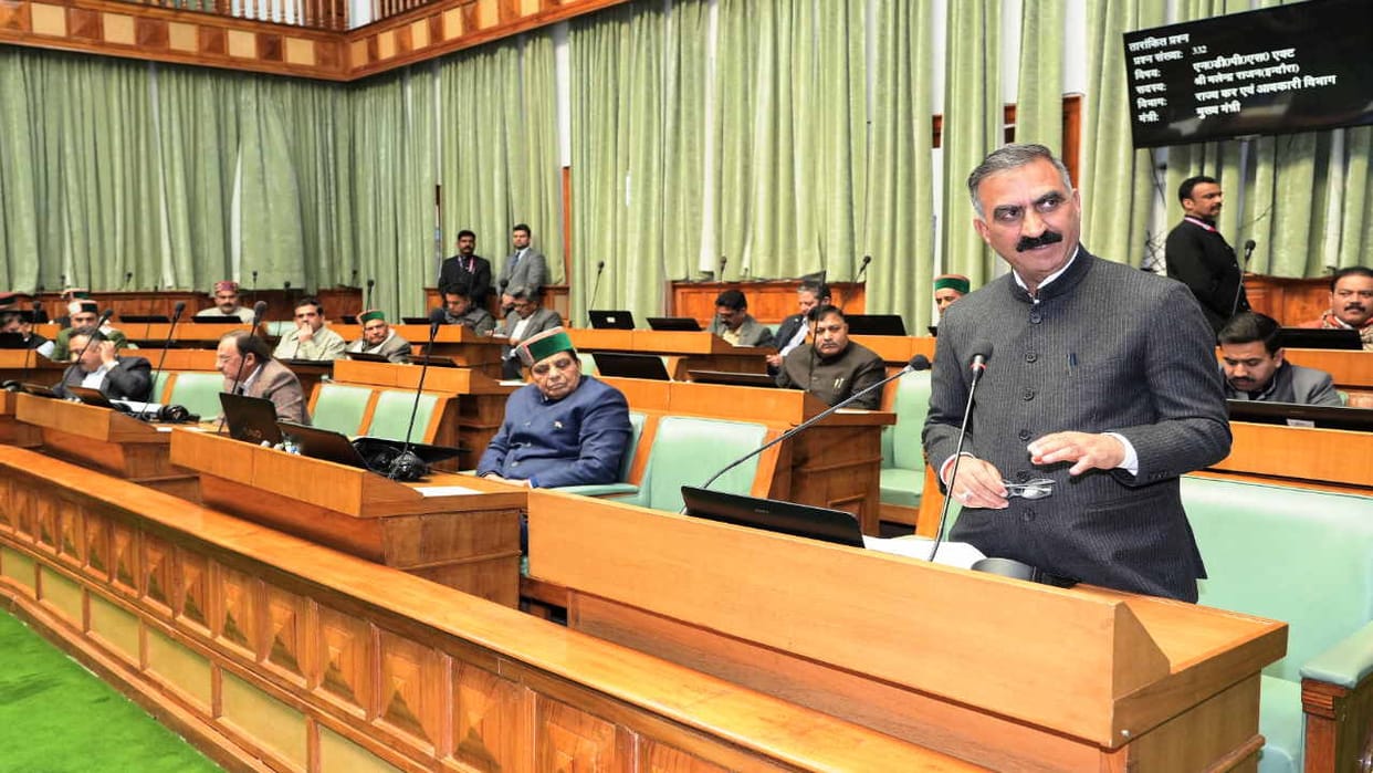 56,684 crore budget passed in Himachal Vidhansabha