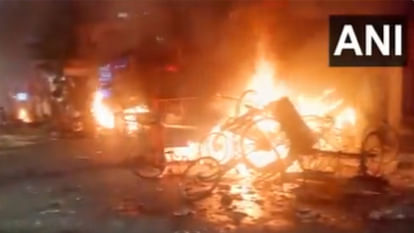 West Bengal: Ruckus during Rama Navami procession in Howrah; vehicles torched