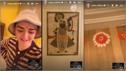 Games of thrones Arya Stark aka Maisie Williams in mumbai enjoying indian breakfast and culture video goes vir