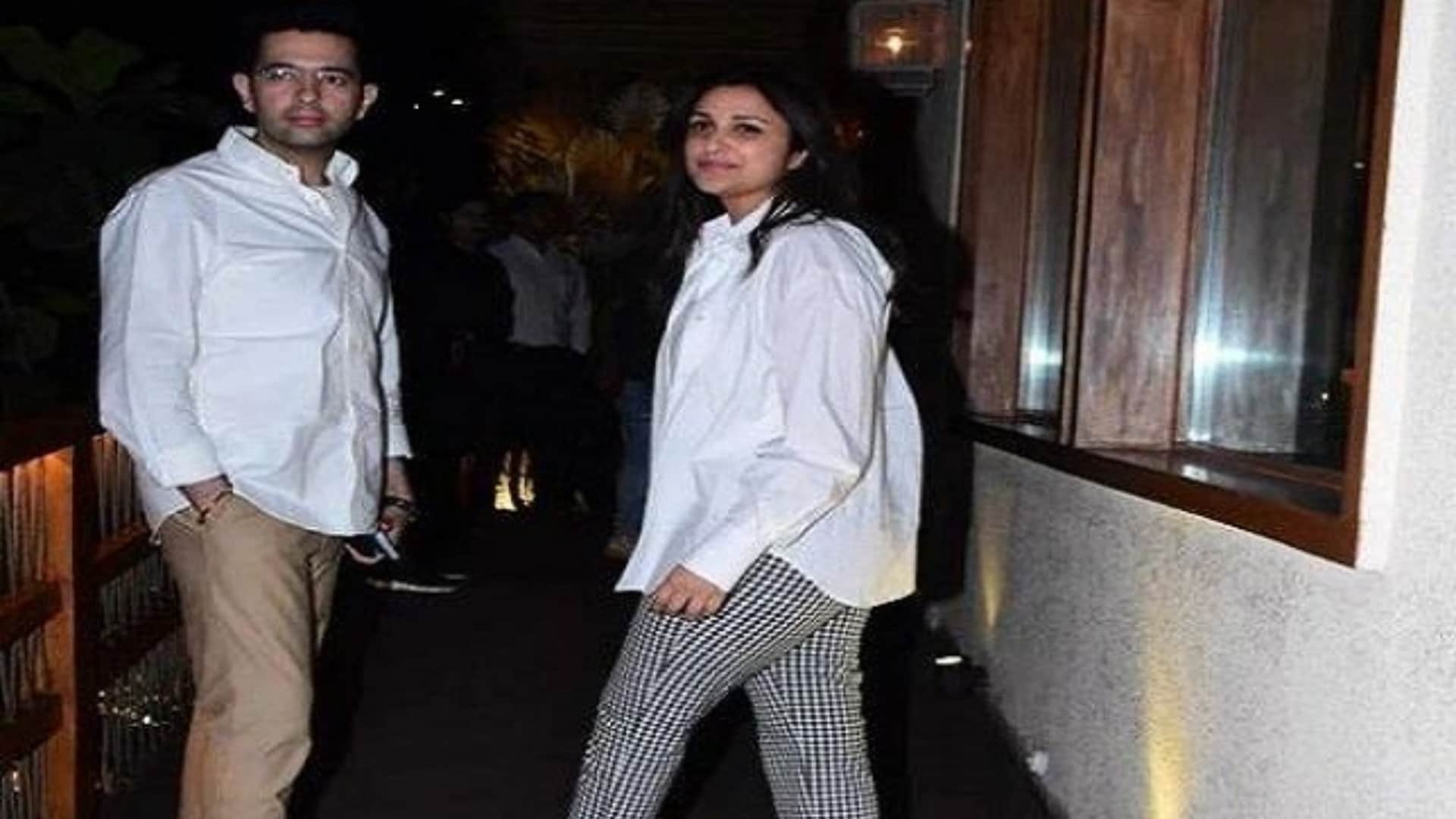 Parineeti Chopra Raghav Chadha Spot At Airport Video Goes Viral on social Media Amid Roka marriage rumours