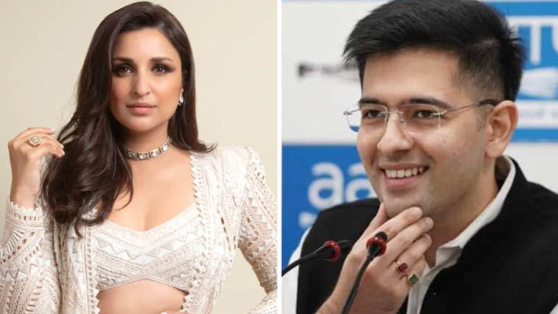 Parineeti Chopra Raghav Chadha Spot At Airport Video Goes Viral on social Media Amid Roka marriage rumours