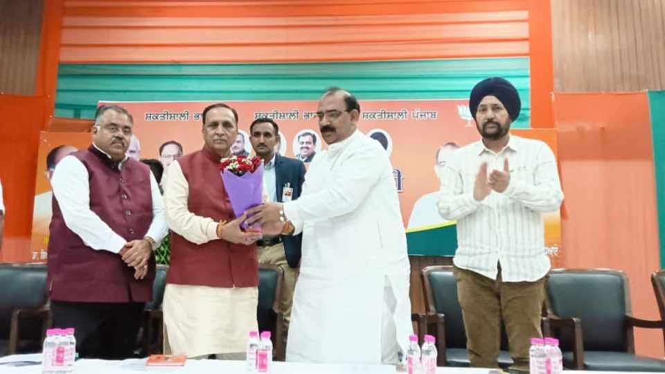 Vijay Rupani said prosperity and peace of Punjab is main agenda of BJP