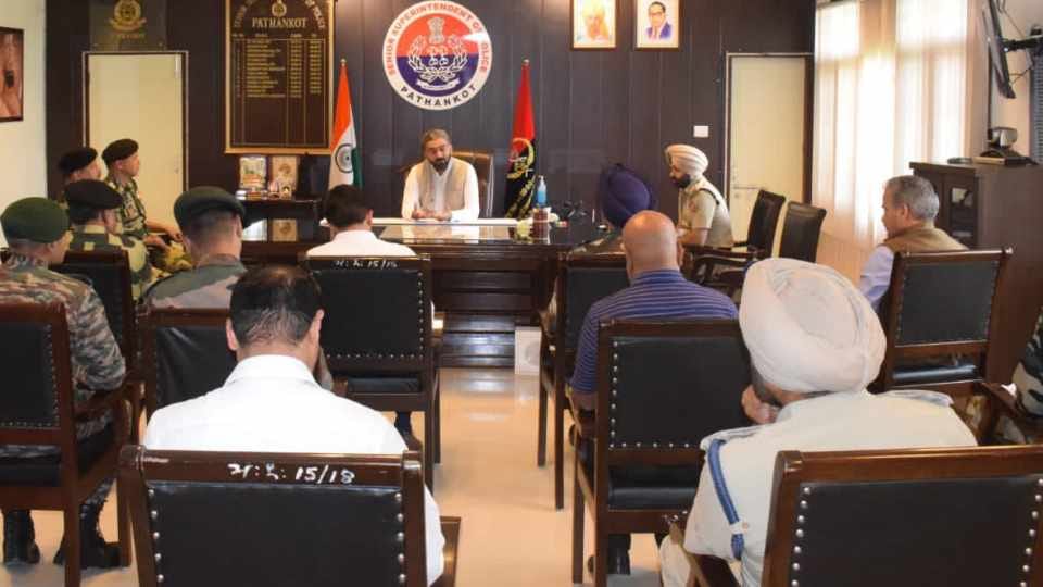 Police high alert in Pathankot of Punjab