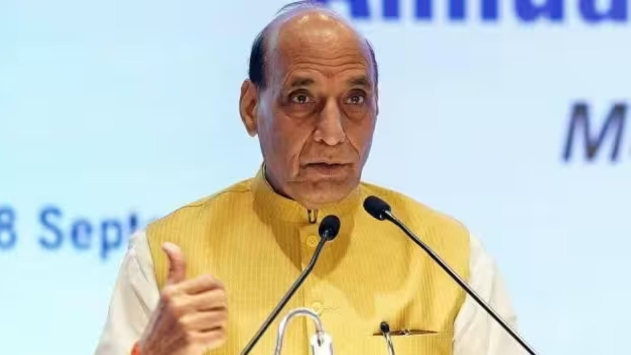 Lord Ram our country's identity, not merely embodiment in stone or wood: Rajnath