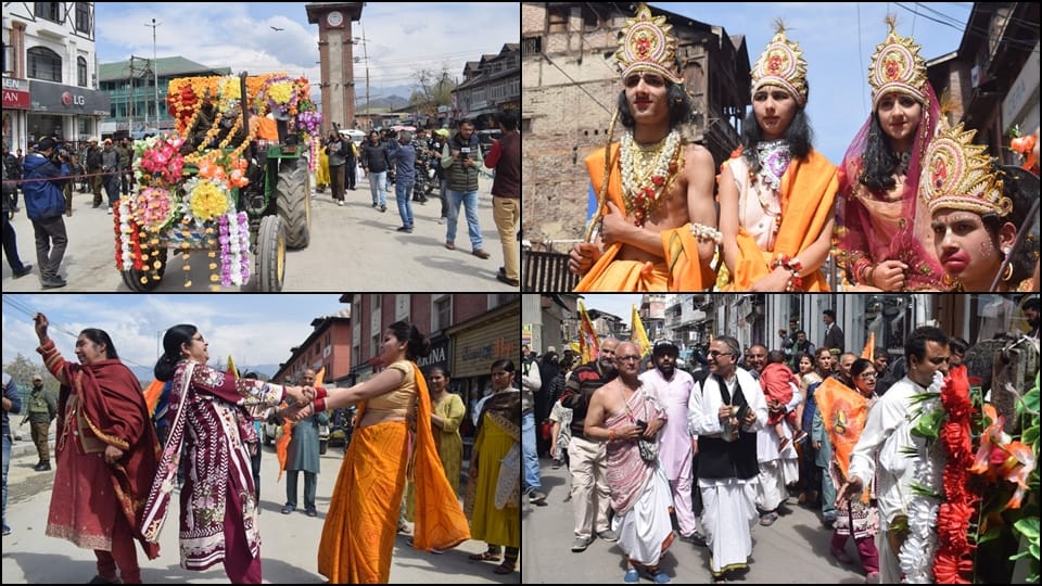 Ram Navami celebrated in srinagar jammu kashmir