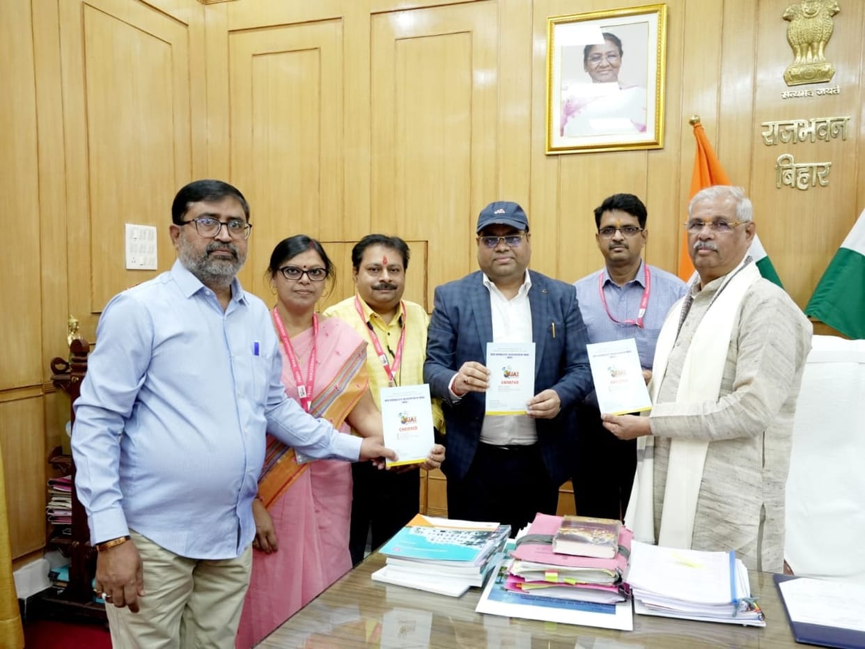 Bihar News: WJAI team met Governor Rajendra Vishwanath Arlekar