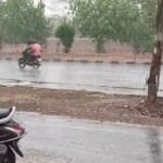 जयपुर एक बार फिर हुई जोरदार बारिश।