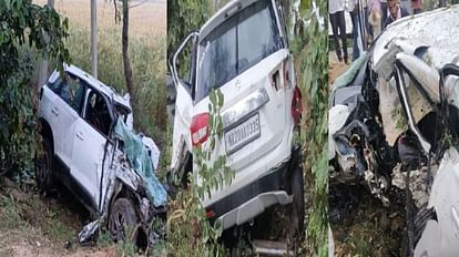 Six youths died due to car overturning in Hisar, Accident happened on Adampur-Agroha road