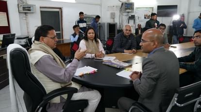 Uttarakhand Weather Heavy Rainfall and Hailstorm destroys crops Cm dhami reviewed from control room