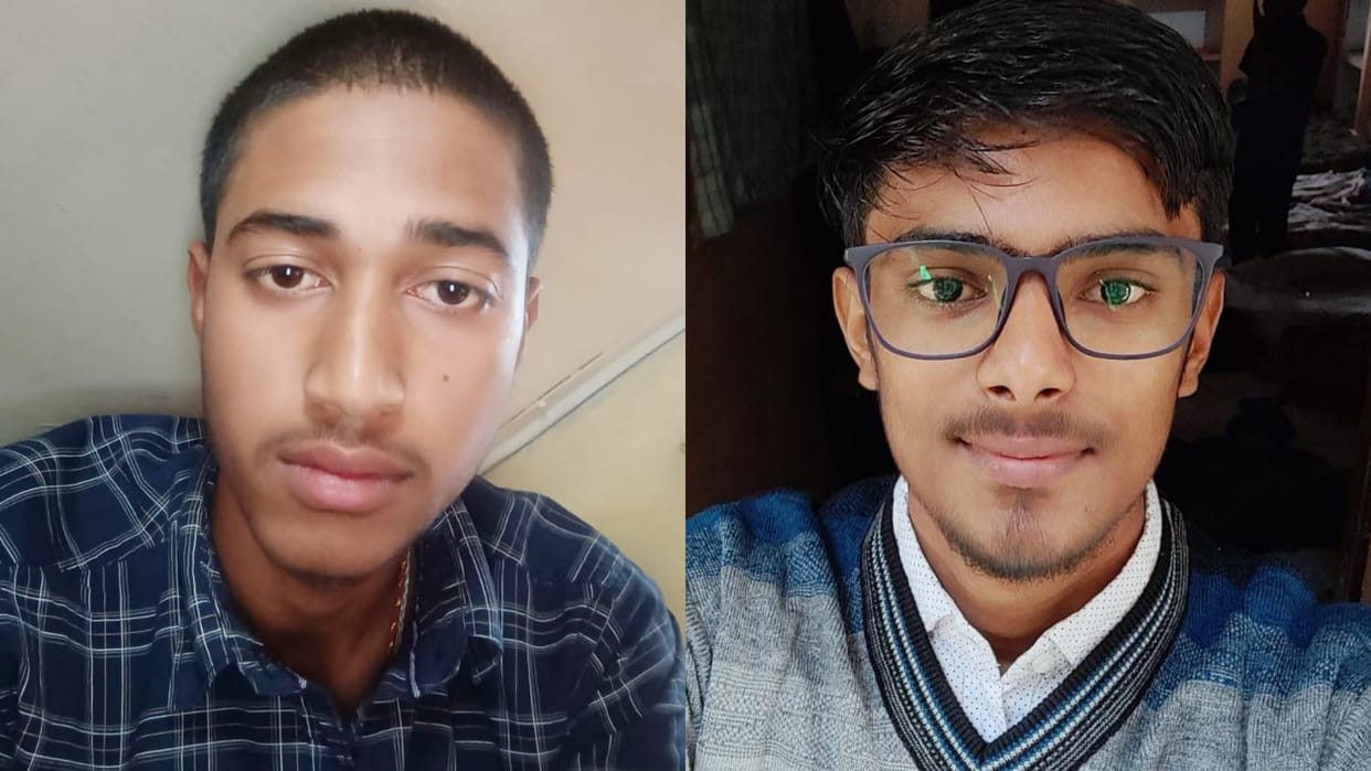 Bihar Board Topper Shubham and Sudhanshu of Simultala School who came in top 5 want to become doctors