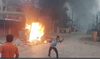 Bihar: Heavy disturbance in Nalanda, two groups clashed during Ram Navami procession