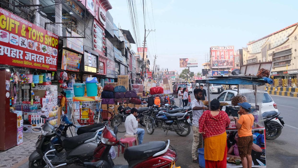 every traffic intersection you hear who leading and who behind in counting of votes at Gorakhpur