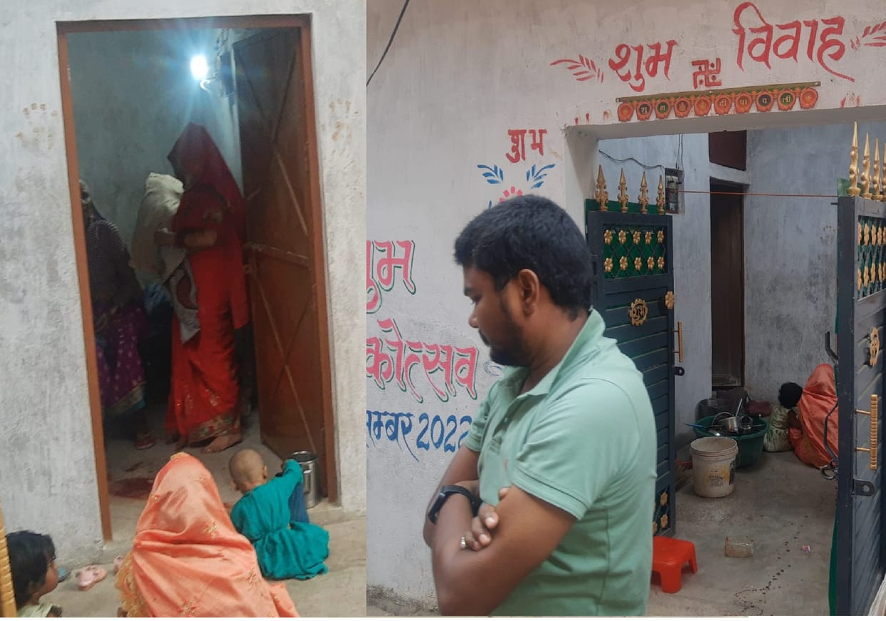 drunken son beat his mother to death with a stick in Banda, police detained the accused