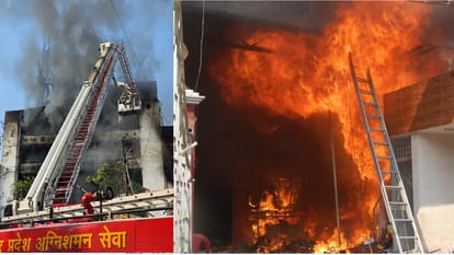 Hosiery Market Fire, Traders Said  had deposited the goods by taking a loan, the fire destroyed everything