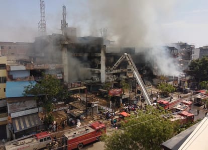 Hosiery Market Fire, Traders Said  had deposited the goods by taking a loan, the fire destroyed everything