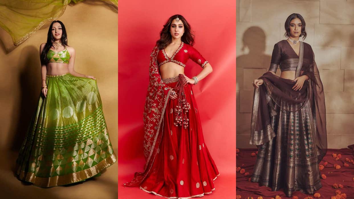 Wedding Fashion best silk lehenga design stylish see photo here