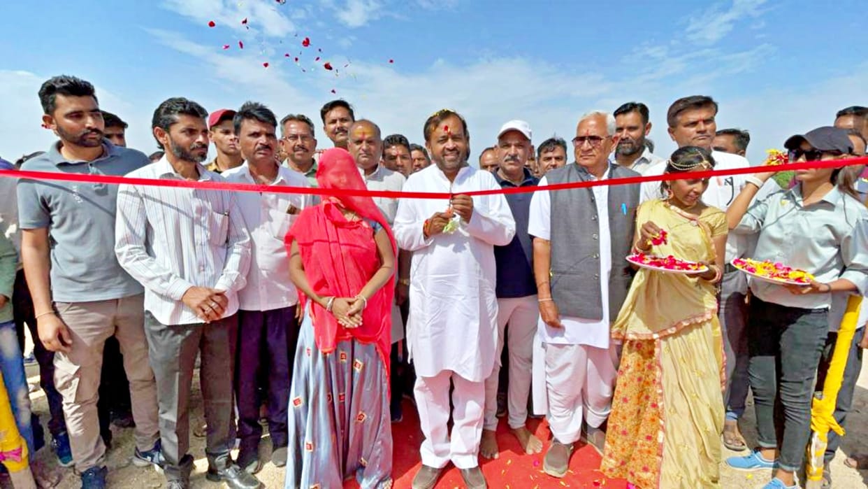 Chief Minister's advisor Sanyam Lodha laid the foundation stone of development works in Zoyla