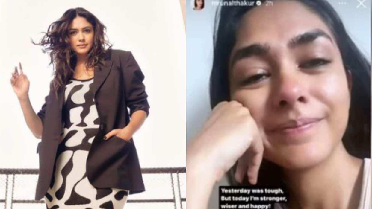 Is Mrunal Thakur a victim of depression Gumraah actress broke silence on crying picture