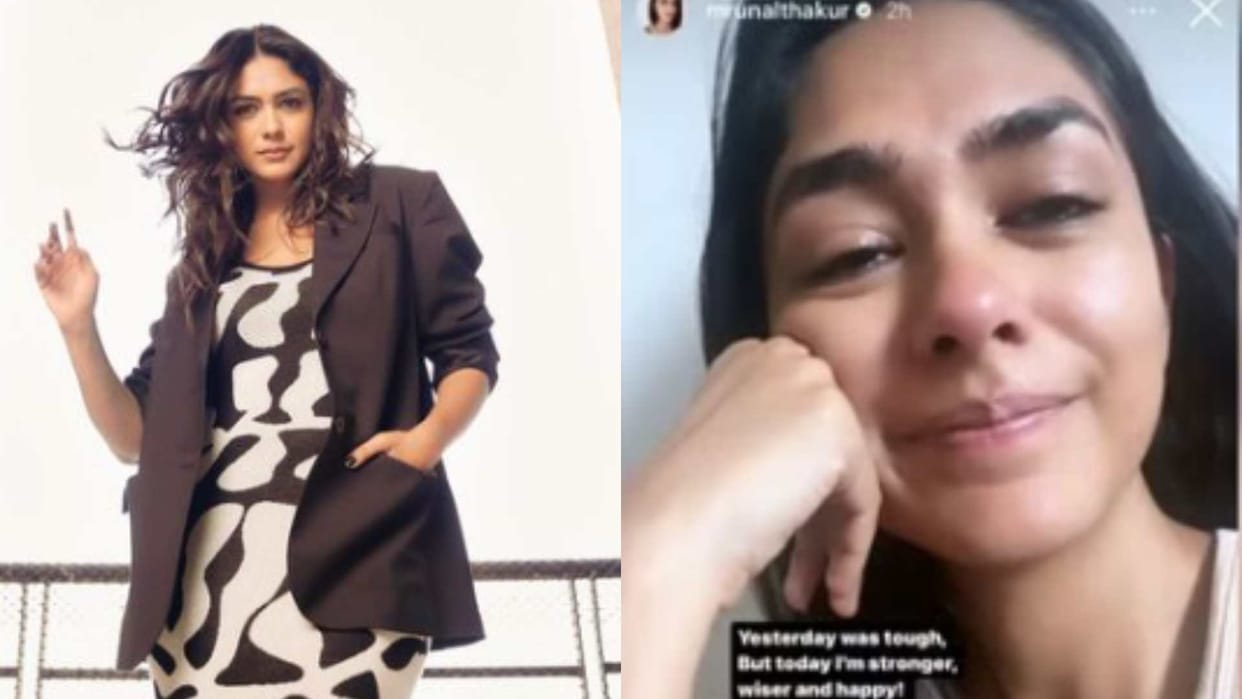 Is Mrunal Thakur a victim of depression Gumraah actress broke silence on crying picture