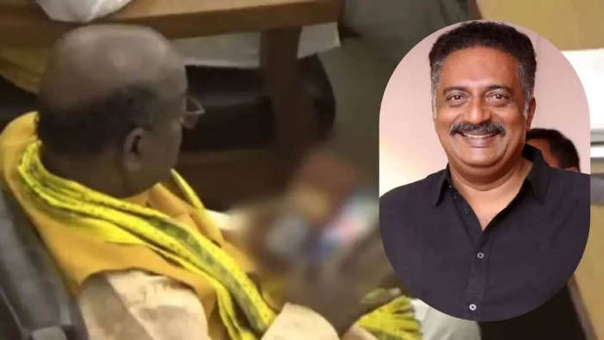 Prakash Raj react to Tripura Bjp MLA Jadab Lal Nath watching Obscene video in assembly says shame on you