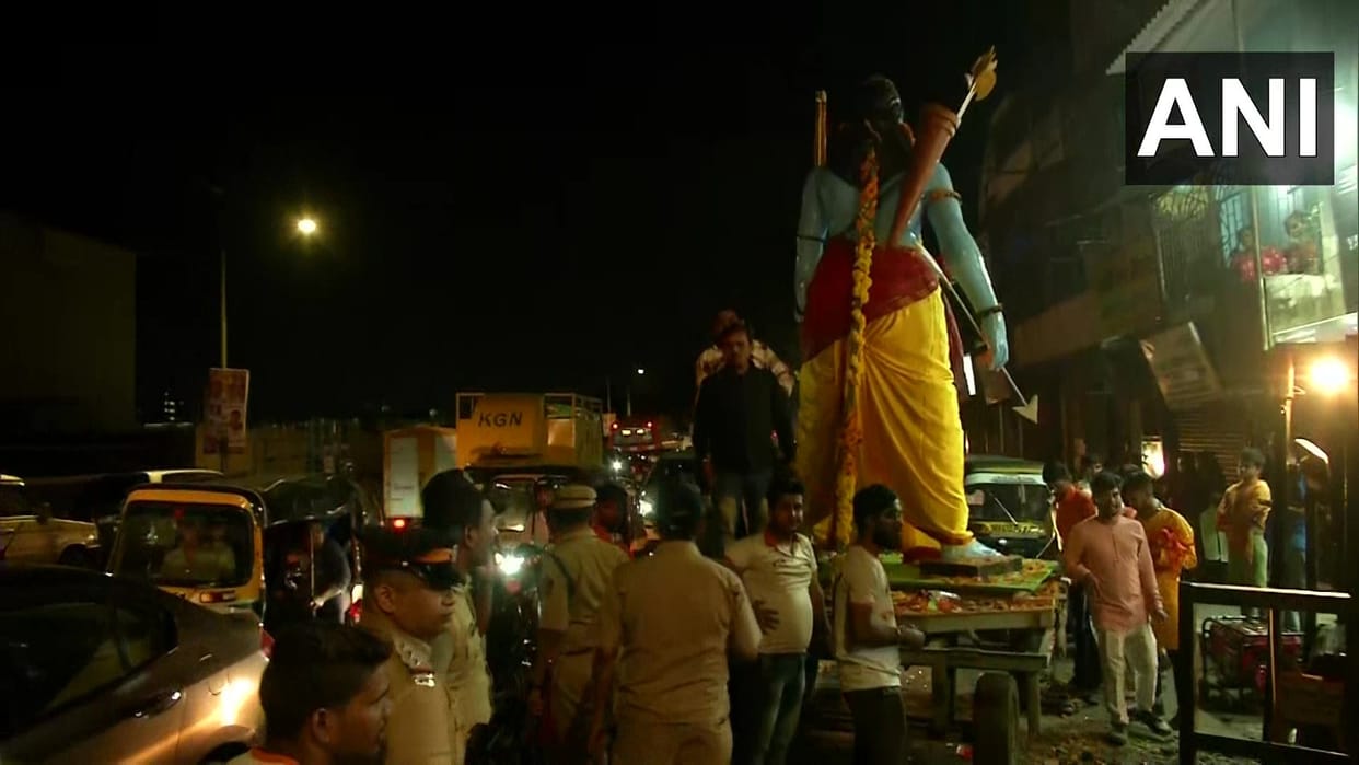 maharashtra communal violance in malad area during rama navami procession 20 detained many injured