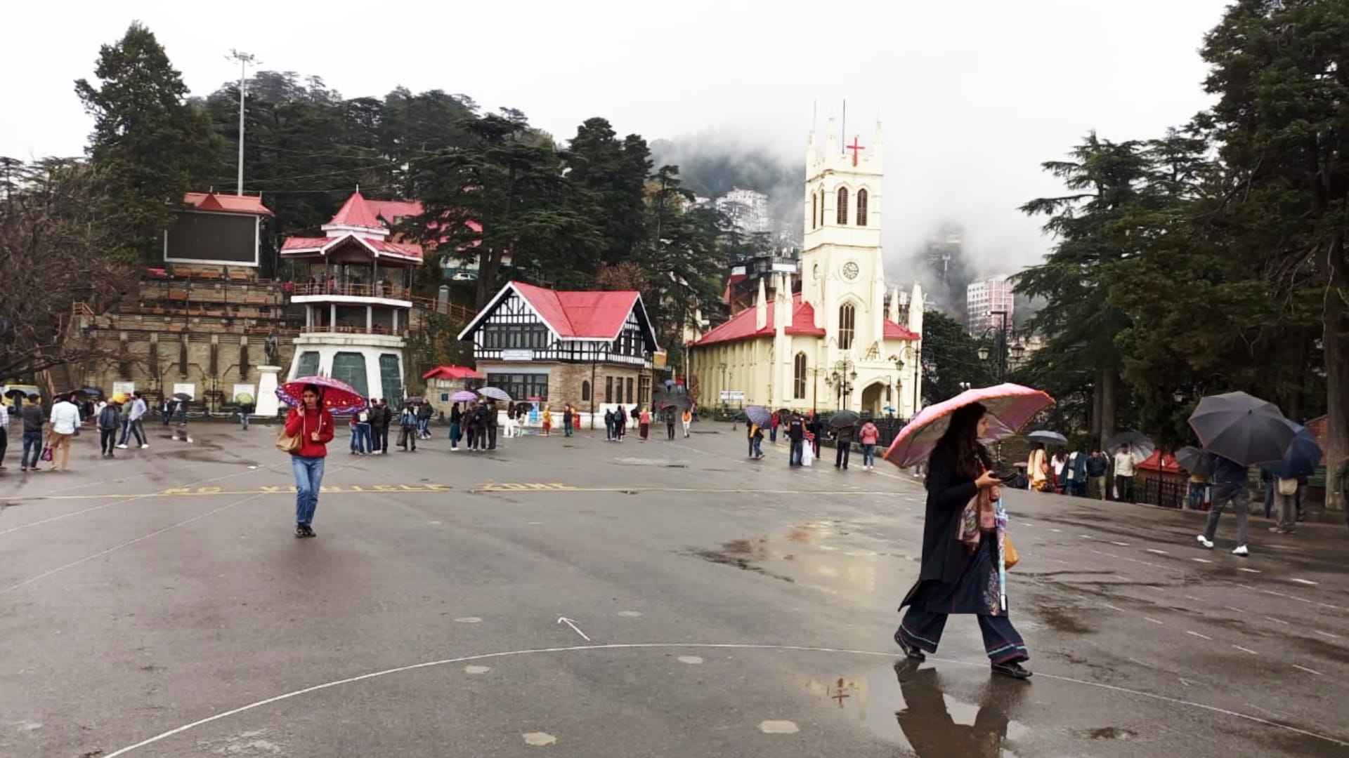 himachal weather update snowfall in lahaul rohtang and rain in shimla kangra bilaspur amid orange alert