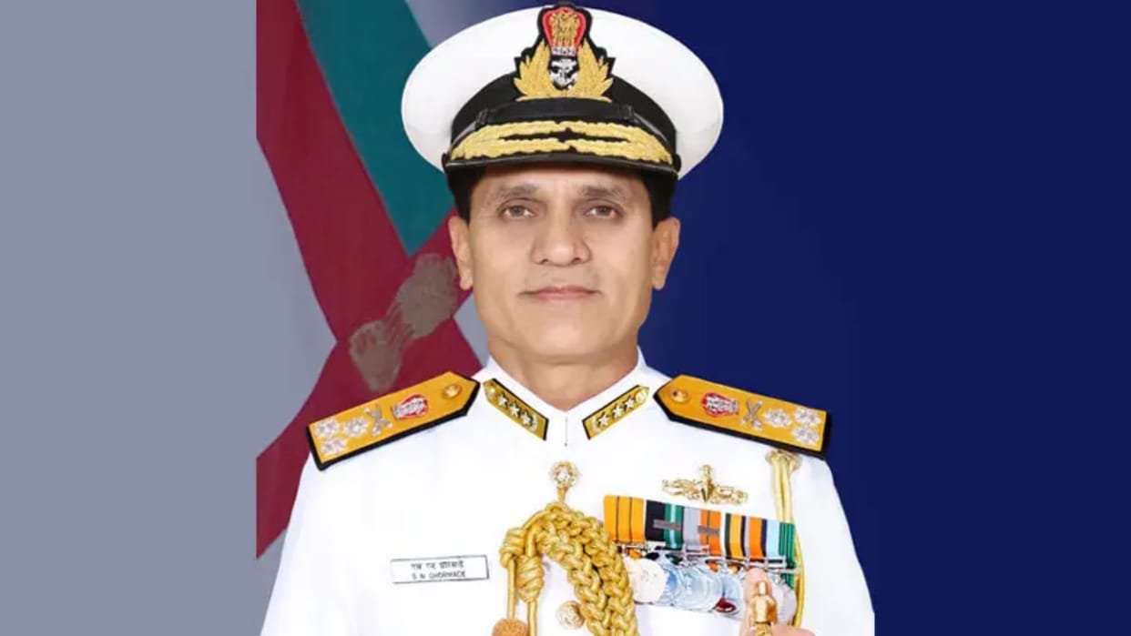Vice chief of Navy Vice Admiral S N Ghormade superannuates