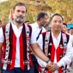 राहुल गांधी के साथ एस सुपोंगमेरेन जमीर