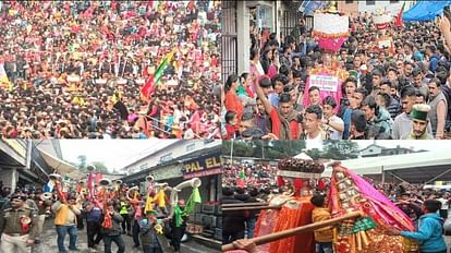 Jogindernagar Small Shivratri fair begins with a bhavaya milan of deities and a shobhayatra