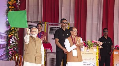 PM Modi Bhopal News Live Primer Minister Flag Off Delhi Bhopal Vande Bharat Express Photos