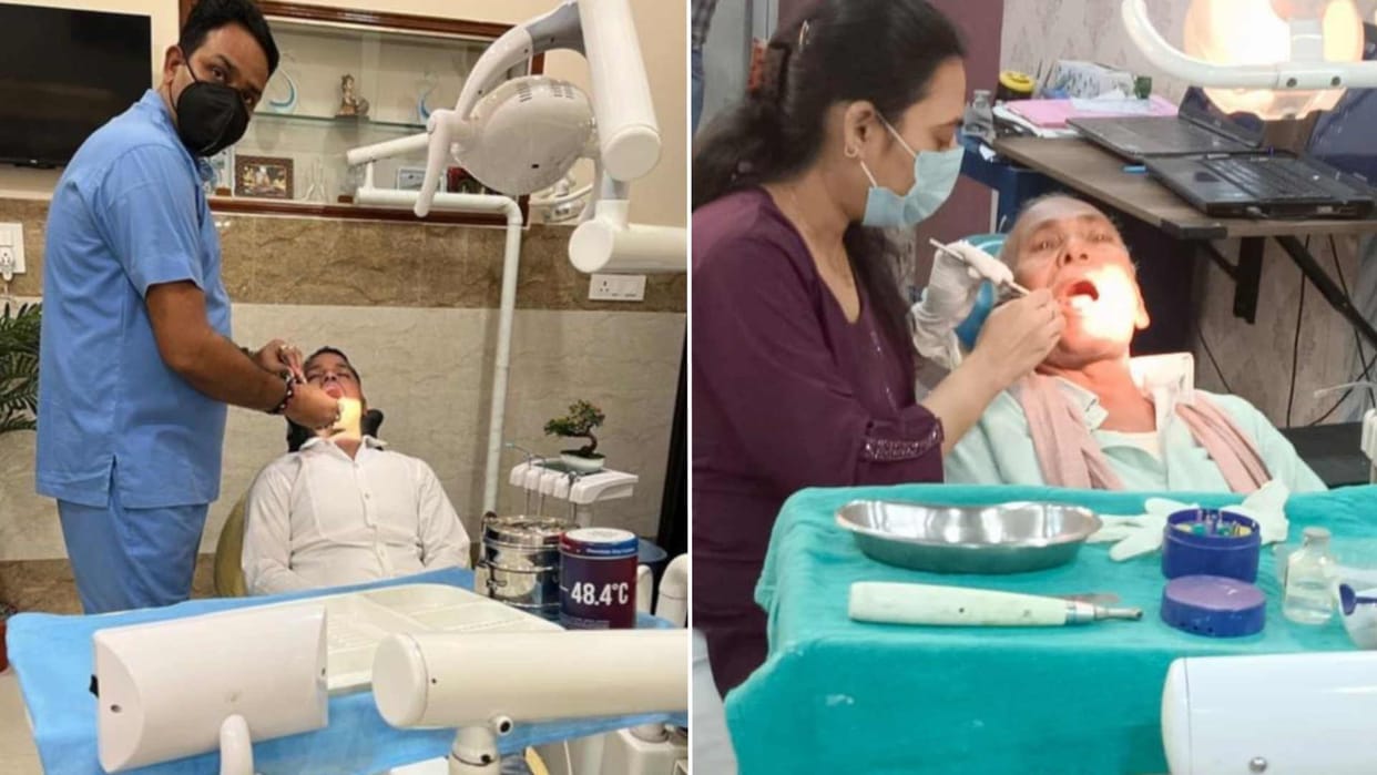 Free treatment of 438 patients in 25 dental hospitals of Gorakhpur