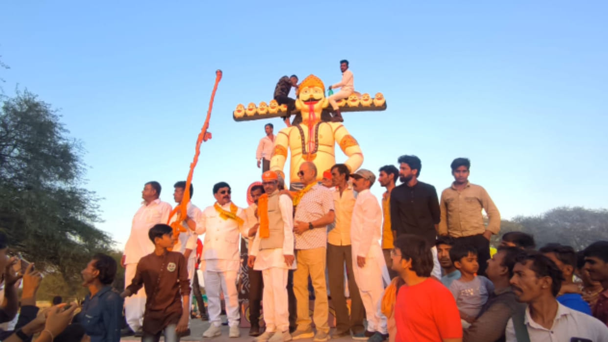 In this village of Madhya Pradesh, the tradition of celebrating Dussehra six months ago,