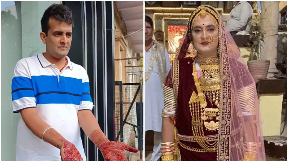 Businessman Nikhil Gandhi Turned Into Girl in Jodhpur Fagda Ghudla Fair