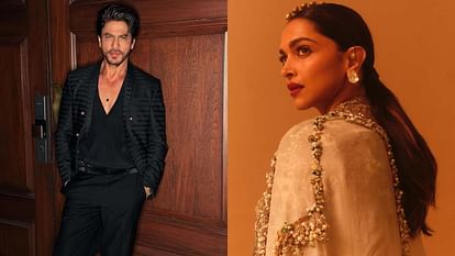 Deepika Padukone love Shah Rukh Khan look at NMACC event The reaction of the actress is in headlines