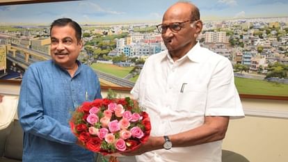 Maharashtra: Sharad Pawar meets Nitin Gadkari in Nagpur, defends Rahul on Savarkar issue