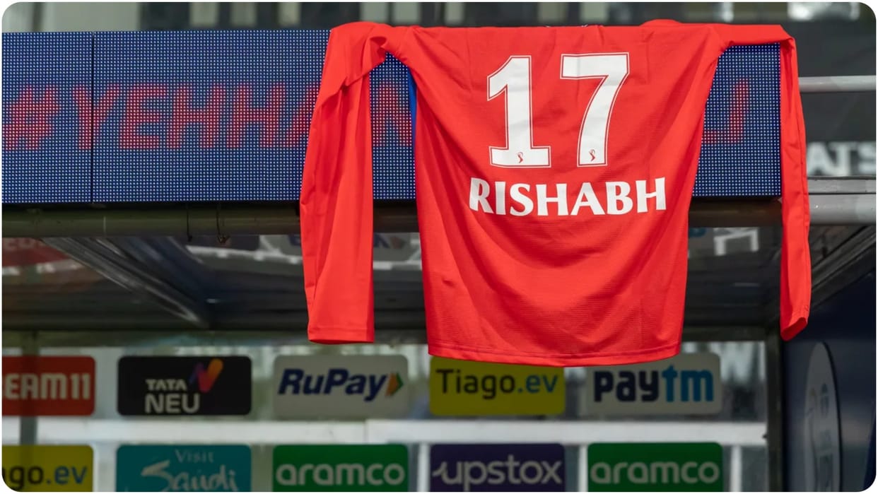 Delhi Capitals special gesture for rishabh Pant in first IPL 2023 match against lucknow Super giants