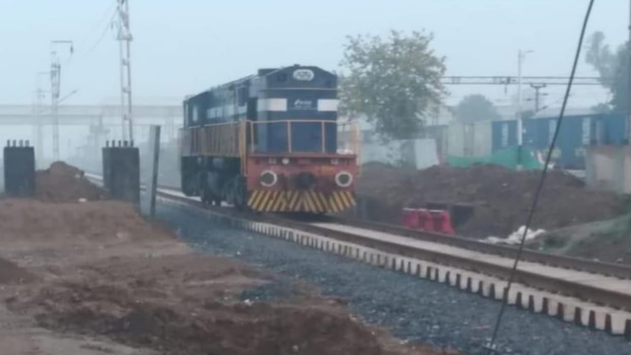 Saharanpur News: The trial of goods train has successful and railway officials said that speed will increase