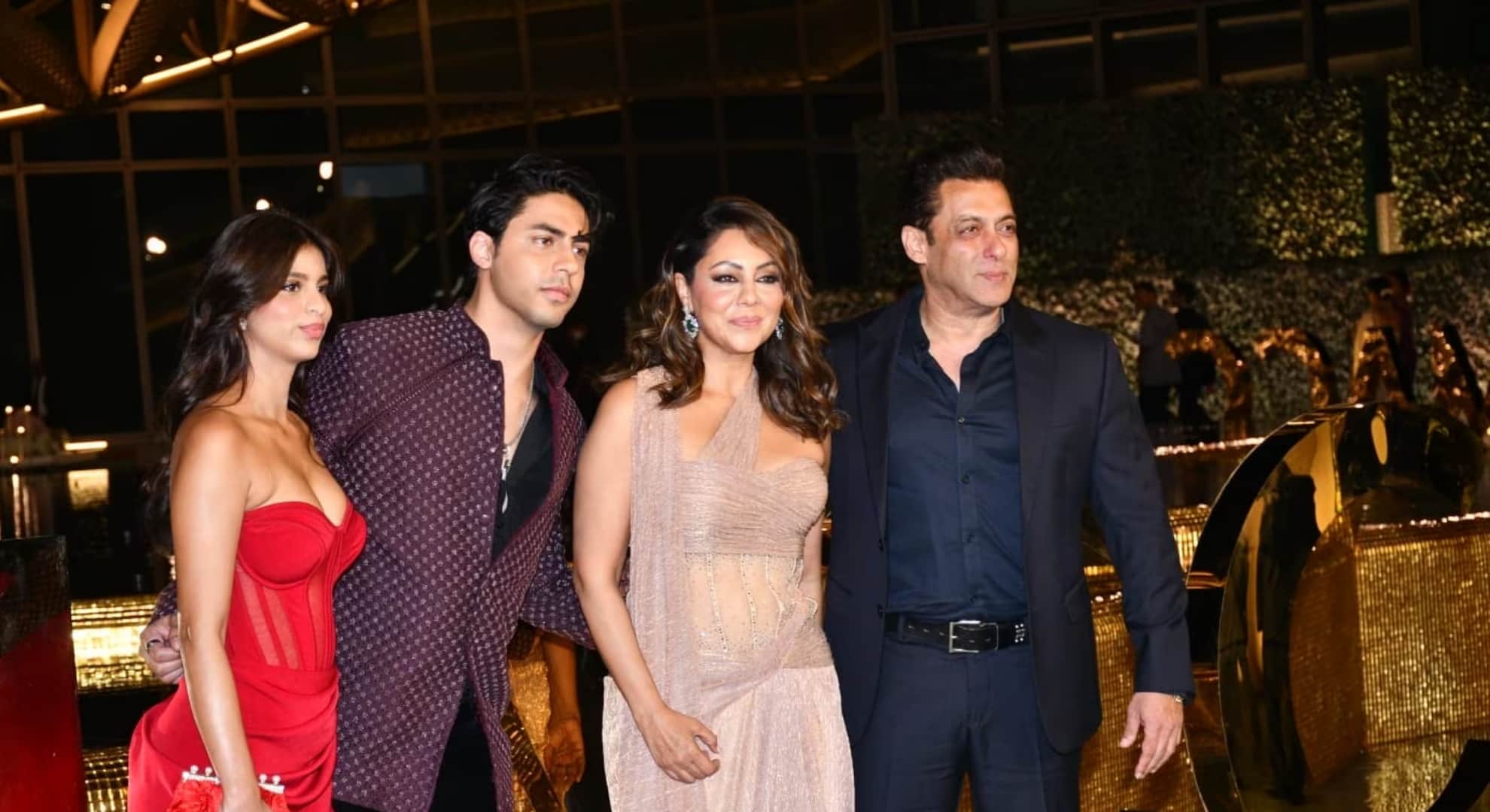 Kisi Ka Bhai Kisi Ki Jaan star Salman Khan poses with Shah Rukh Khan Son Aaryan Khan see users reaction