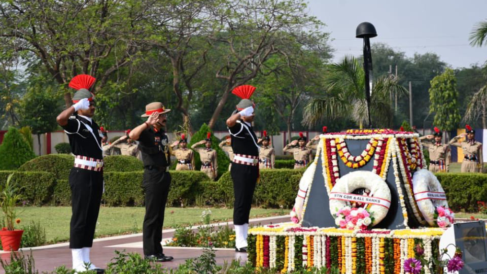 fifty ninth Foundation Day of Strike One was celebrated in Mathura Cantt on one April 2023