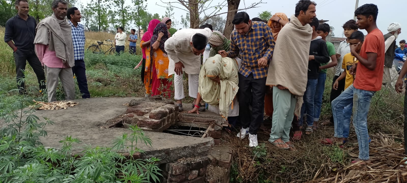 Man killed his girlfriend and throw the dead body into a well in shamli