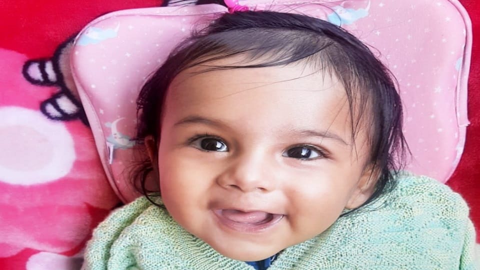 Lucknow : Seven-month-old girl needs Rs 17.5 crore injection