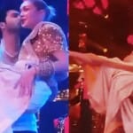 गिगी हदीद को गोद में उठाकर डांस करते हुए वरुण धवन