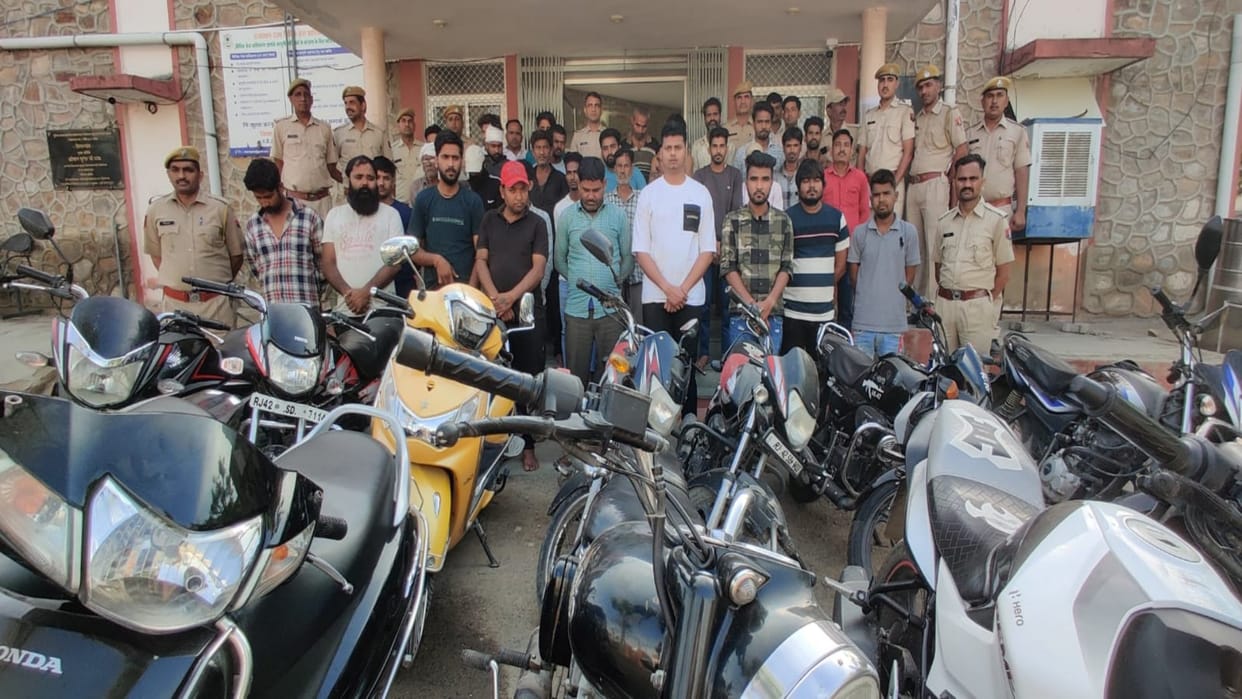 Ajmer police arrested more than 700 miscreants by raiding them under Operation Vajra Prahar