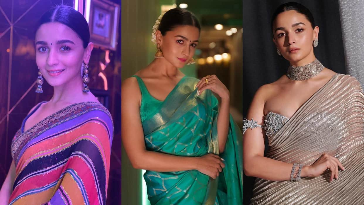 Alia Bhatt Saree Look best Saree look of Alia Bhatt See photos here