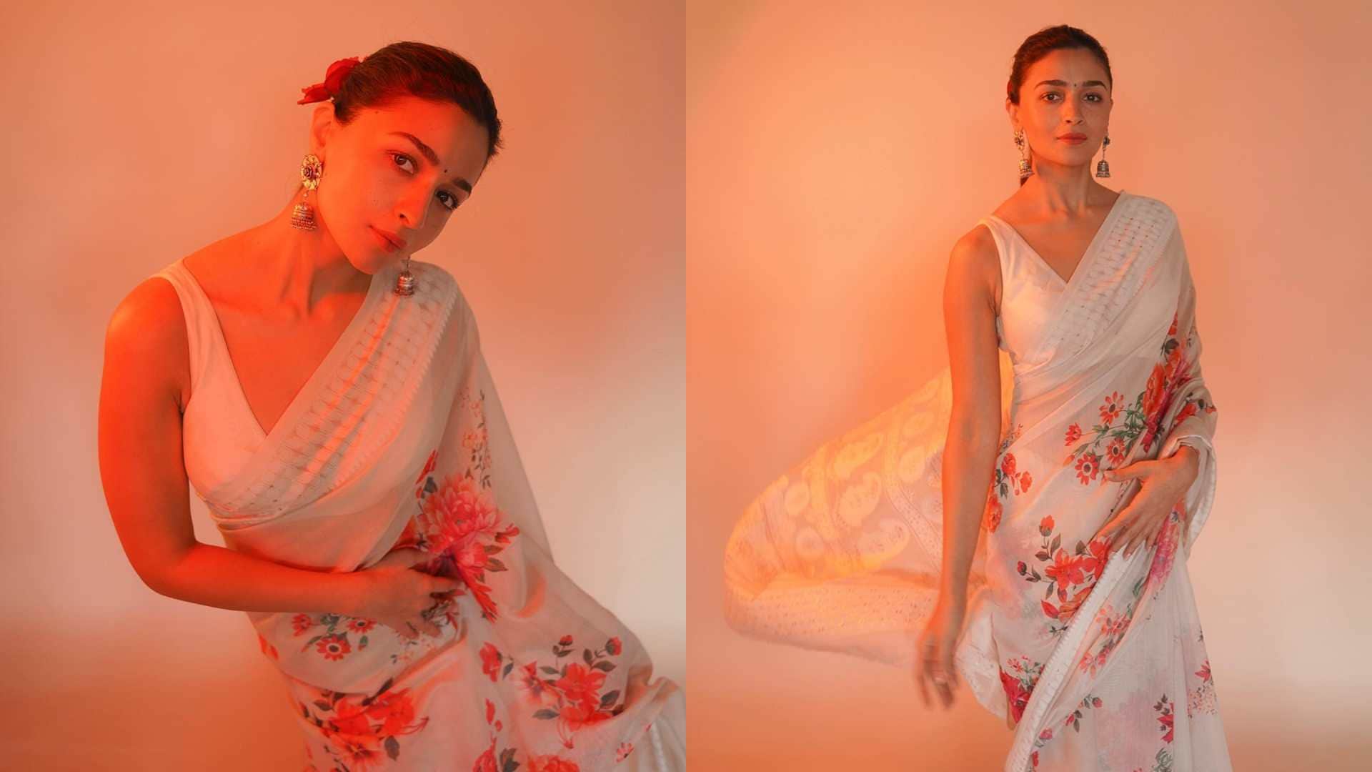 Alia Bhatt Saree Look best Saree look of Alia Bhatt See photos here